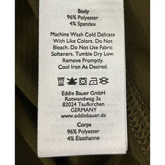 NEW Eddie Bauer Slightly Curvy Jogger Pants Green Hiking Active Women's XL - Picture 10 of 10